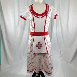Spirit Halloween Nurse Costume Sz S/M (4-8)